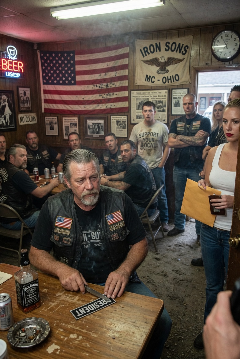 When I ripped the patch off my own chest and slammed it onto the table in front of sixty men, half of them thought I’d lost my mind — the other half thought I had just betrayed the brotherhood.