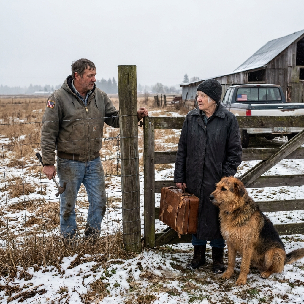 The U.S. Marine Was About To Turn The Old Woman Away — Until His K9 Sat Beside Her