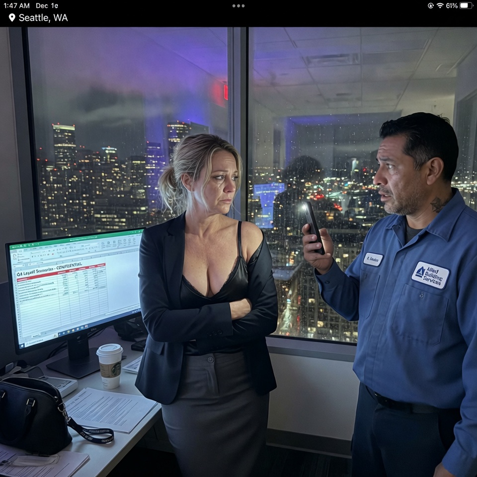 In Seattle, a single dad janitor on the verge of losing everything stumbles upon a corporate conspiracy that could destroy a billion-dollar tech empire.
