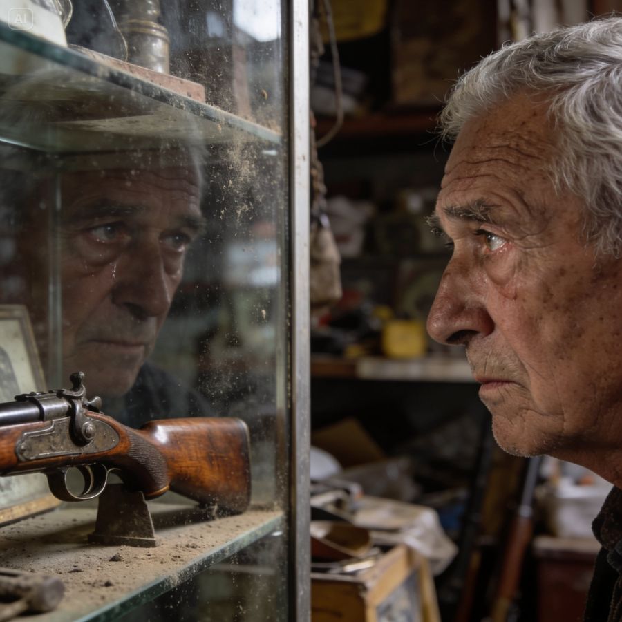An old veteran spotted a “worthless” $80 rifle in a dusty pawn shop. When the arrogant clerk mocked him, nobody expected a high-ranking Colonel to walk in and do this.