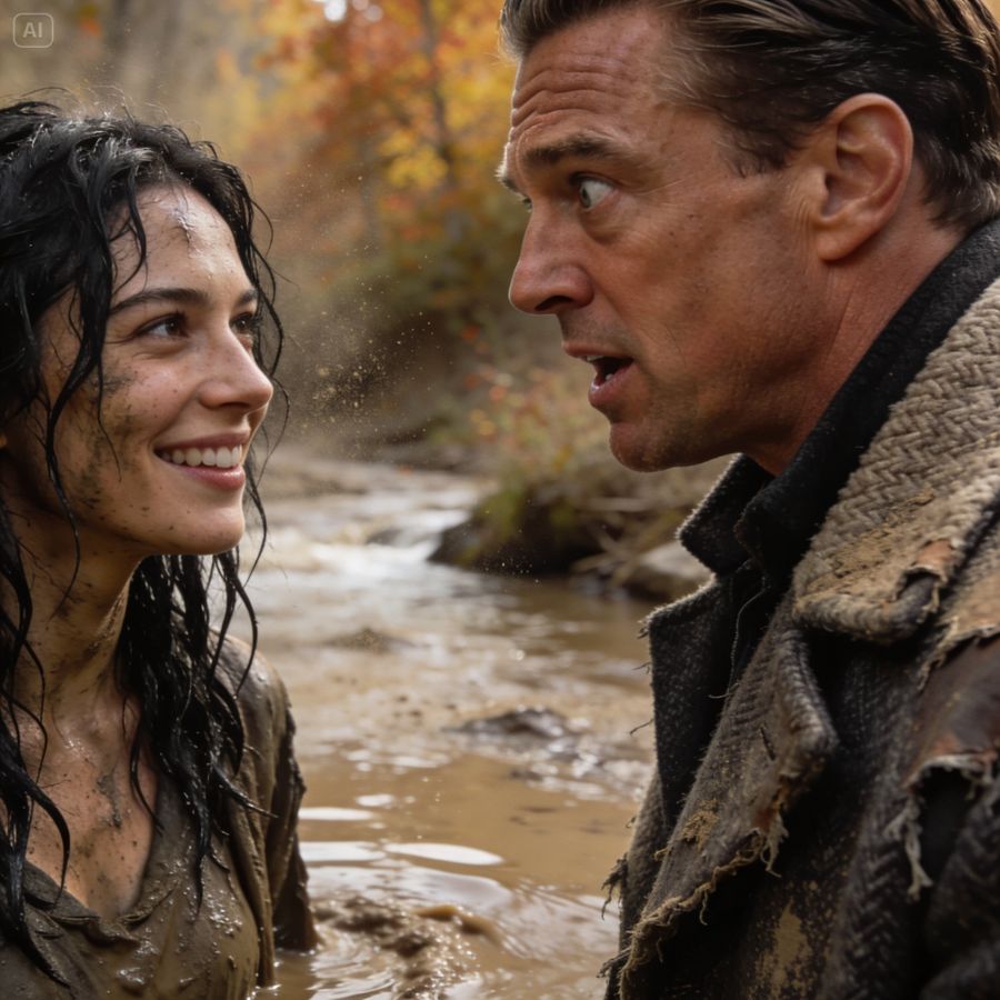 The coldest billionaire in Chicago found me trapped in a flooded ditch, completely soaked—and instead of crying, I laughed.
