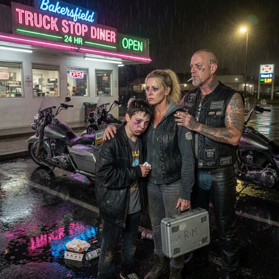 Starving behind a Bakersfield diner, a homeless 17-year-old risked everything to save a stranger from an ambush. You won’t believe who she was.
