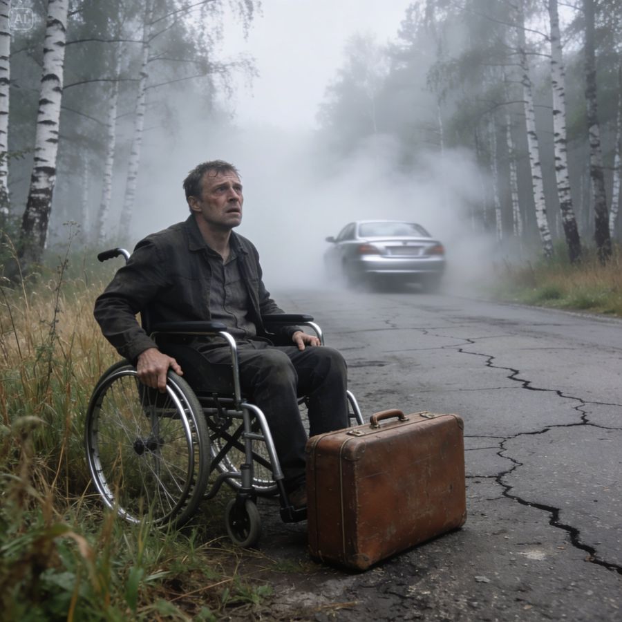 My wife dumped me in a wheelchair on a deserted logging road, but a year later my face hit national magazines.