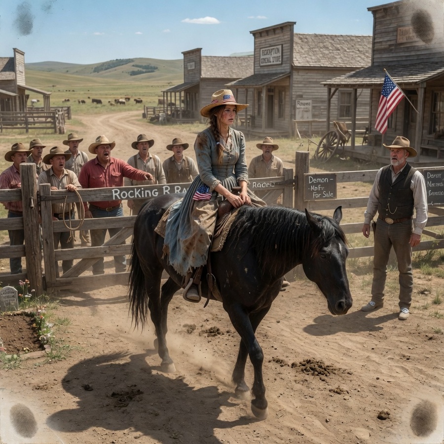 I OFFERED THE WEALTHIEST RANCHER A SINGLE SILVER DOLLAR FOR HIS KILLER STALLION—WHAT HAPPENED NEXT SHOCKED EVERYONE