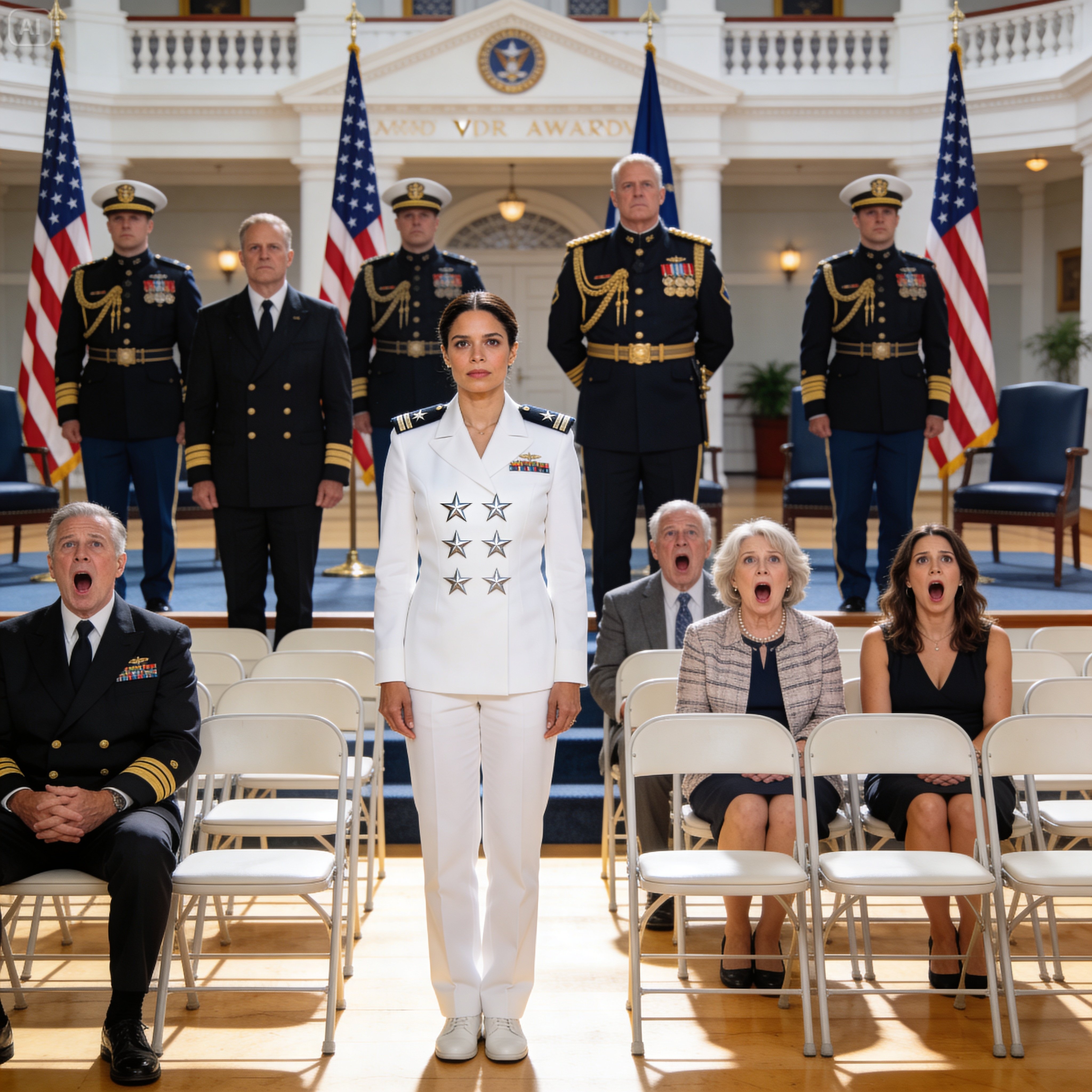 I showed up excited for my brother Ethan’s big awards ceremony at the Naval Academy, but security stopped me cold saying I wasn’t on the list — my family smirked until the general said ‘Welcome, Admiral Hayes!’ What came next destroyed their pride forever.