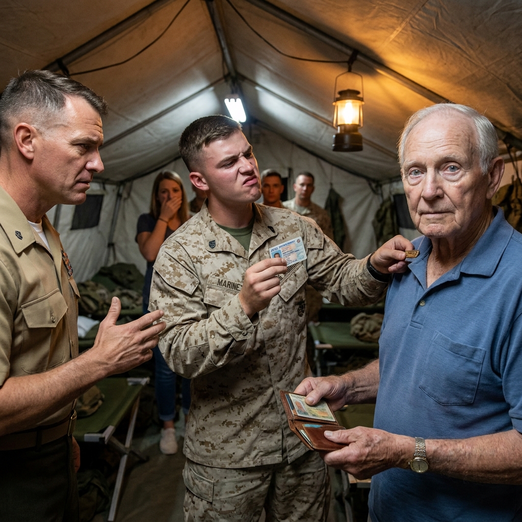 “Is this some kind of joke?” The Marine was 21 years old with his hands on his hips and a sneer that said he had never been punched in the mouth.