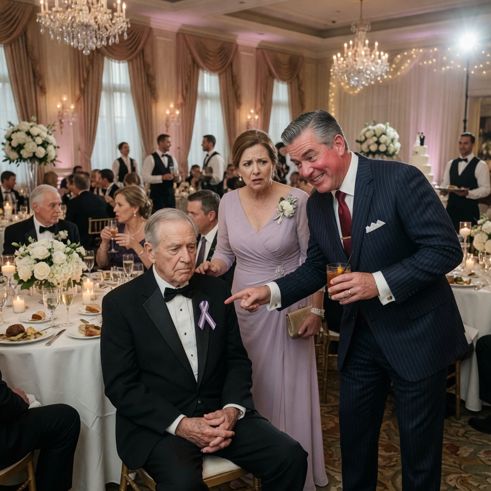 MY OWN SON HID ME AT THE BACK OF HIS ELITE WEDDING BECAUSE HE THOUGHT I WAS A LIAR UNTIL A BLACK HELICOPTER INTERRUPTED EVERYTHING!