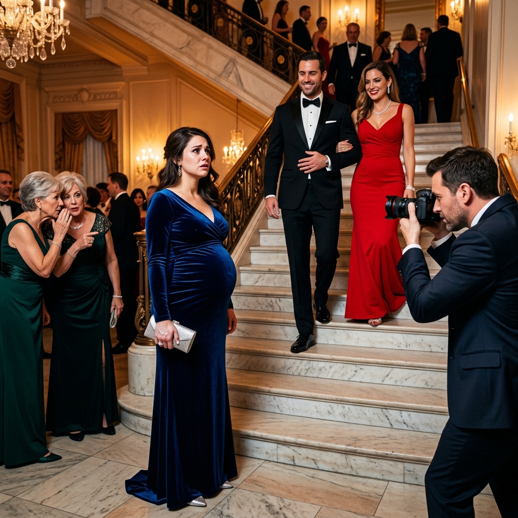 My husband walked into the charity gala with my best friend on his arm while I stood there six months pregnant in the dress I bought for him. I found out nine months later I was never the poor girl he thought he was leaving behind.