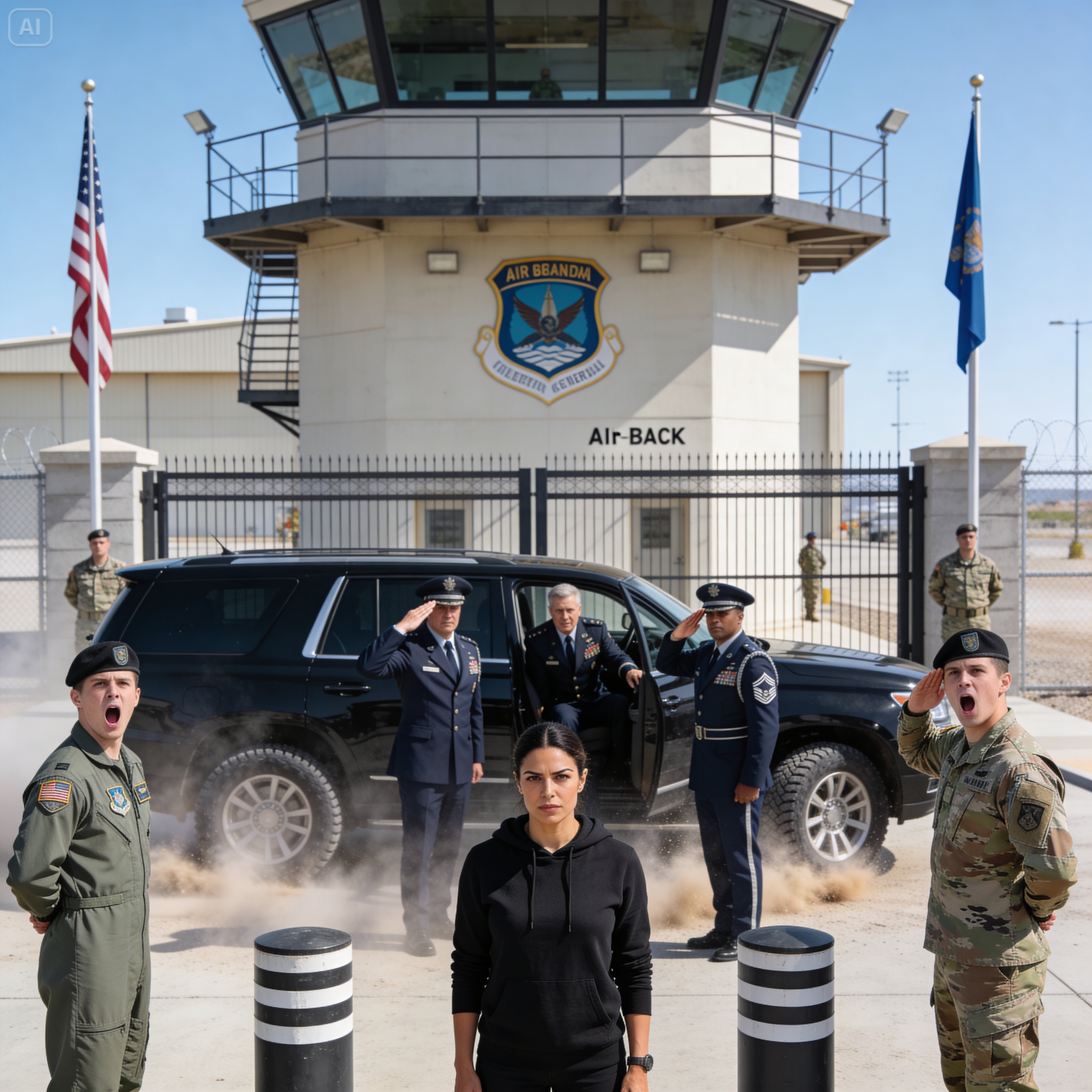 I stood calmly at the Texas air base gate in my old black hoodie expecting quick clearance for the briefing inside. The young guards passed my faded ID around and chuckled that they saw people like me every week. “Tell you what, why don’t you wait until we have time,” the corporal said. Their laughter died when command radioed “Escort the General immediately…”