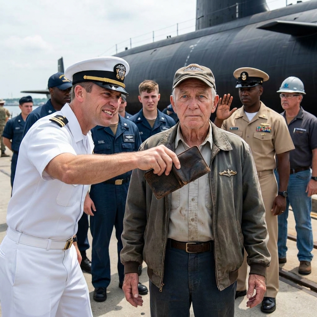 A young naval officer arrested an 80-year-old man for trespassing on the pier and called his Medal of Honor a cereal box toy. Then the Admiral’s car screeched to a halt and he saluted the man the officer had just detained.