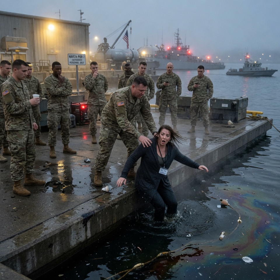 He shoved me into the freezing harbor, completely unaware of the terrifying ghosts he had just awakened.