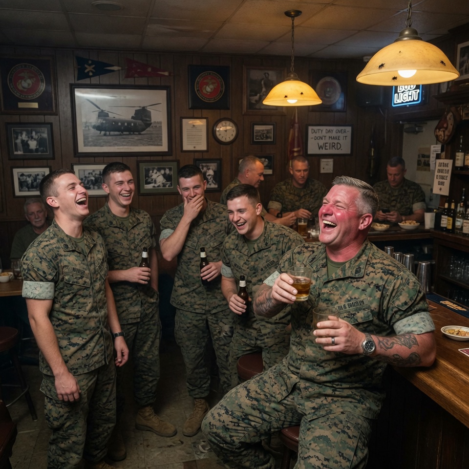 He stared across the crowded bar, completely unaware that his arrogant laugh had just sealed his own fate.