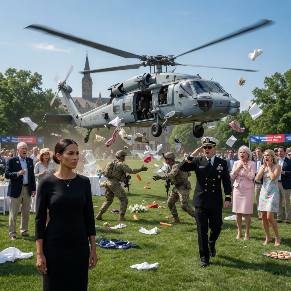 My father called me his “failed investment” at my sister’s Georgetown graduation — then a Navy helicopter landed and shattered his world of lies!