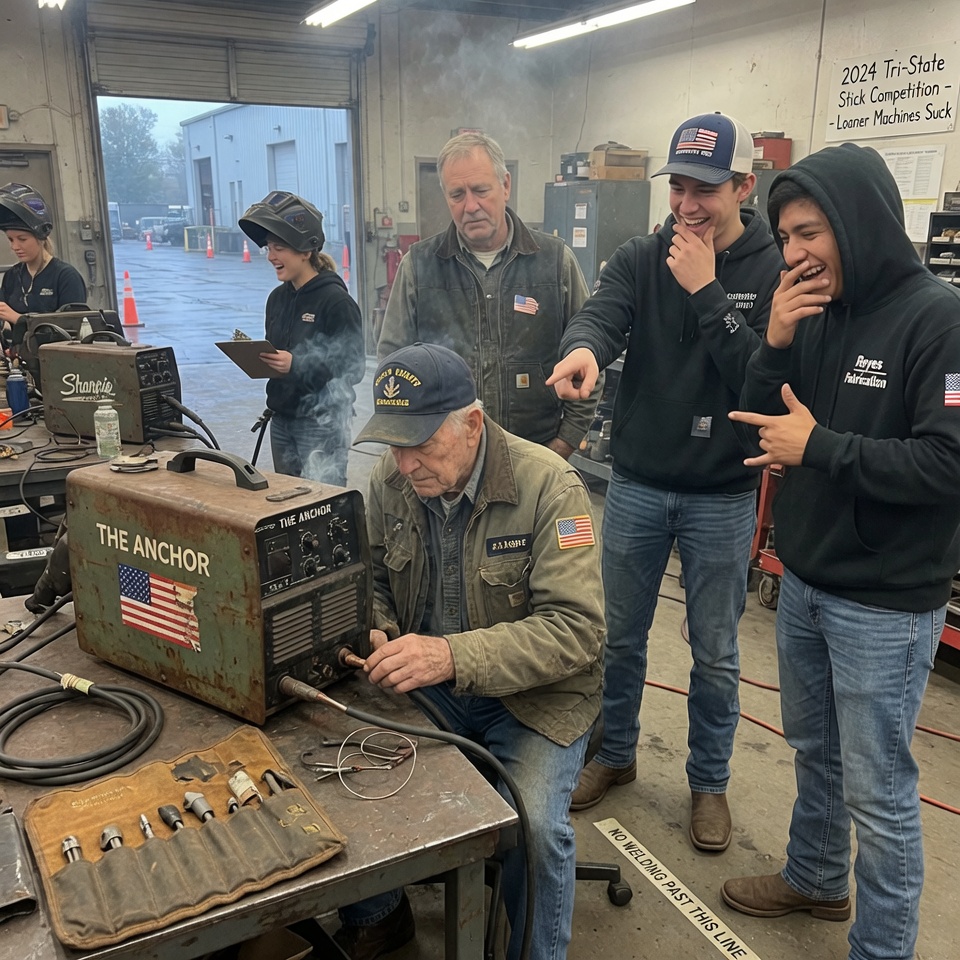 “That Rig is Dead,” the Pro Laughed — The Old Veteran’s Master-Level Weld Froze Them