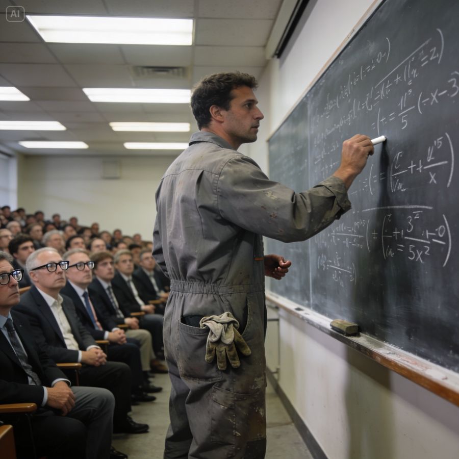 My Daughter Needed Lunch Money, But I Was Just the Janitor Until I Picked Up the Chalk.