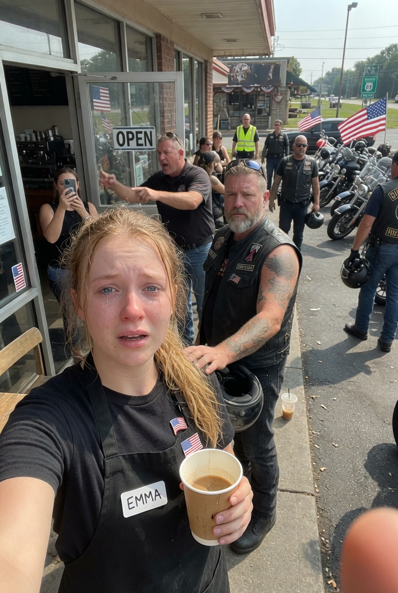 She lost her job in under five minutes—because she brought water to a biker everyone else was afraid to touch.