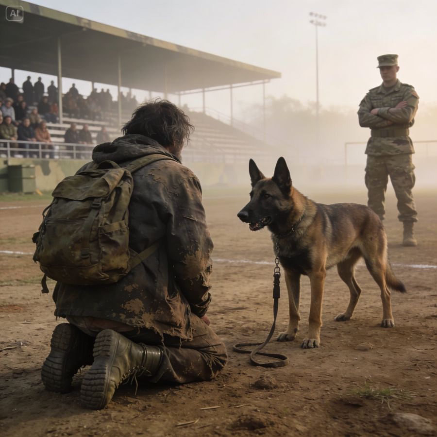 I was a homeless vet living under a bridge. The military K9 they were about to euthanize only obeyed me.