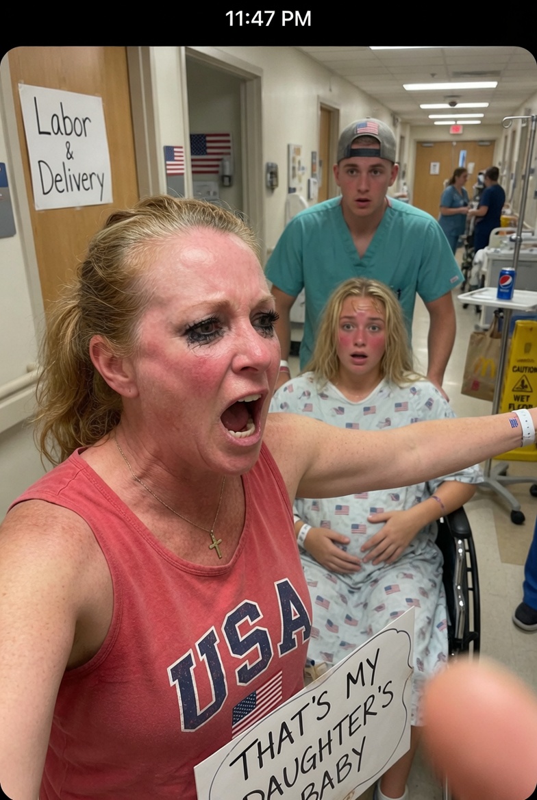 “SHE BURST IN SCREAMING ‘THAT’S MY DAUGHTER’S BABY’ AS I PUSHED – THEN MY NEWBORN SLIPPED AND NEVER CRIED…