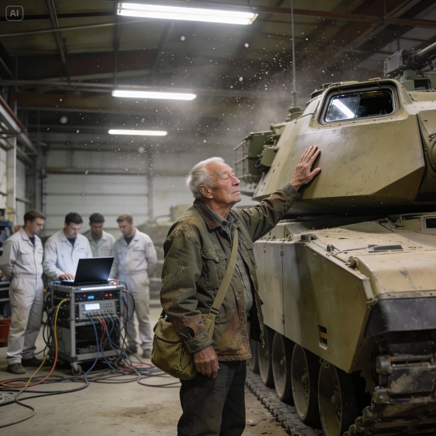 The Museum Spent $40,000 Fixing a Dead Tank. An Old Marine Did It in 3 Minutes.