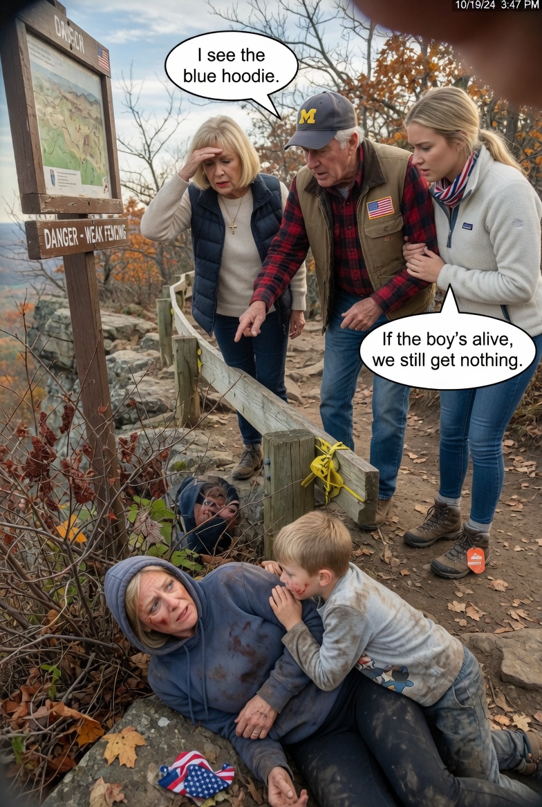 My Parents Pushed Me And My Six-Year-Old Off A Cliff To Inherit The Farm. As I Lay Broken Beside Him, I Heard Them Deciding Our Fate. Then My Son Whispered Something That Froze The Blood In My Veins.