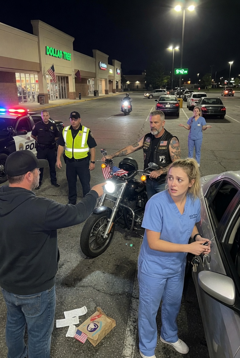 “No one helped when he grabbed my arm in that dark parking lot. Everyone just stared. Then a biker pulled up. He stepped between us. I finally felt safe. I had no idea it was about to get so much worse.  —“