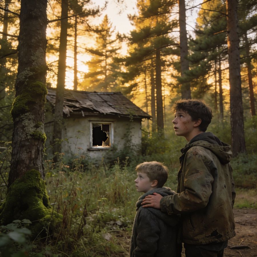 My Uncle Told Us To Leave Before Dark, So I Carried My Brother Into The Pines.