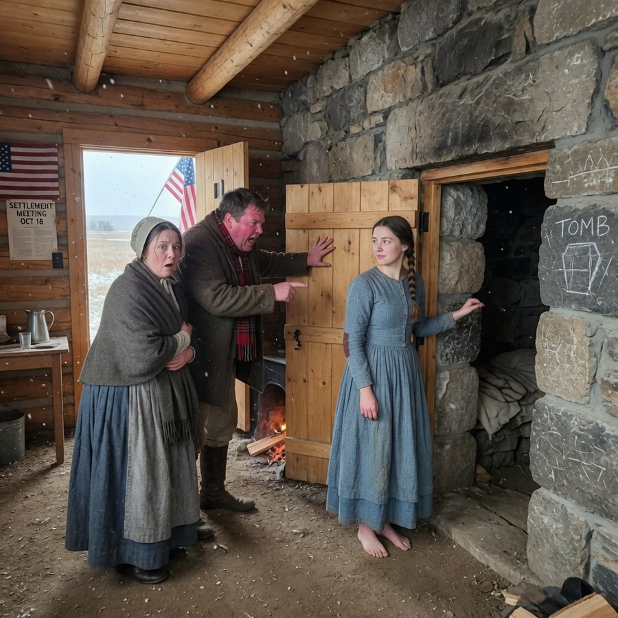 SHE BUILT A CABIN WITH NO BEDROOM AND THE WHOLE TOWN LAUGHED—UNTIL THE FIRST WINTER NIGHT THEY SAW HER DISAPPEARED…