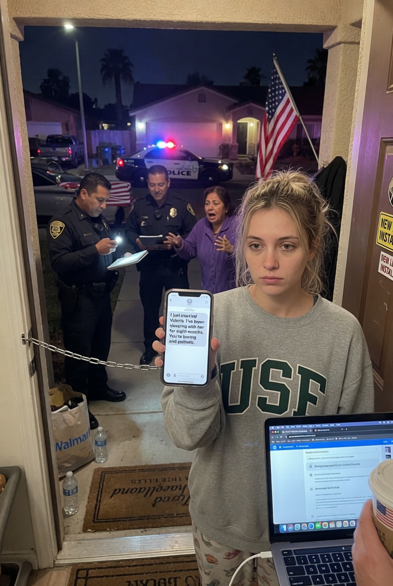 My husband texted from Vegas: “I just married my coworker. You’re boring.” I locked him out. His mom called the cops. But the real shock came when I saw him on my garden camera with a wrench.