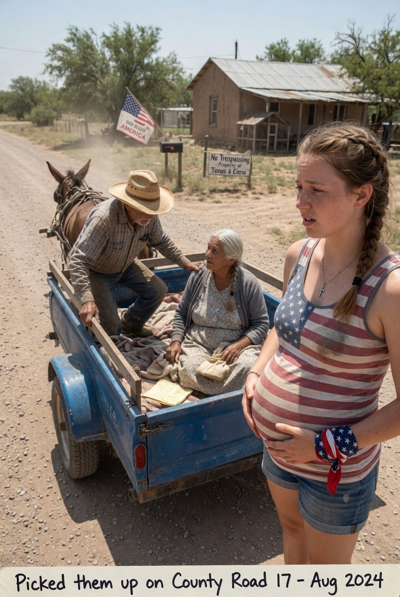 I was a pregnant widow, seven months along, counting coins and fighting to save my husband’s land. Then I found two abandoned elderly people on the roadside. I took them in. I never expected the knock on my door eight days before the bank took everything.