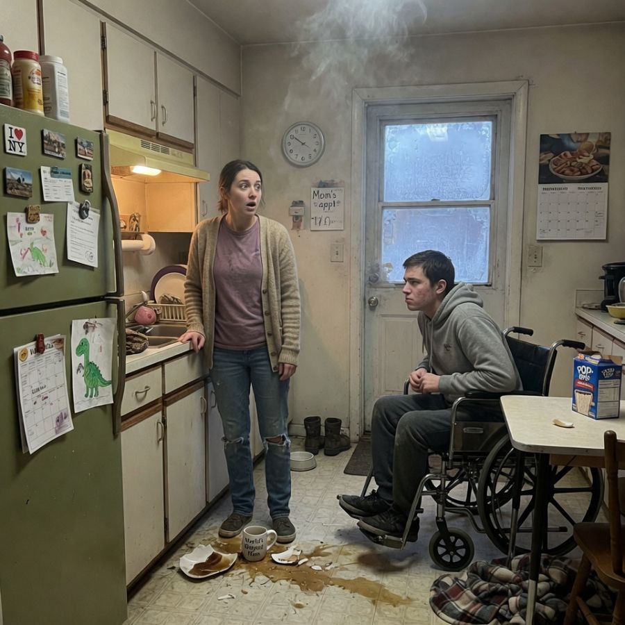 MY HUSBAND LOCKED THE GATE AND LEFT FOR SEATTLE — THEN HIS “PARALYZED” BROTHER STOOD UP AT THE STOVE AND WHISPERED, “WE HAVE TO TALK.” WOULD YOU HAVE CALLED 911?