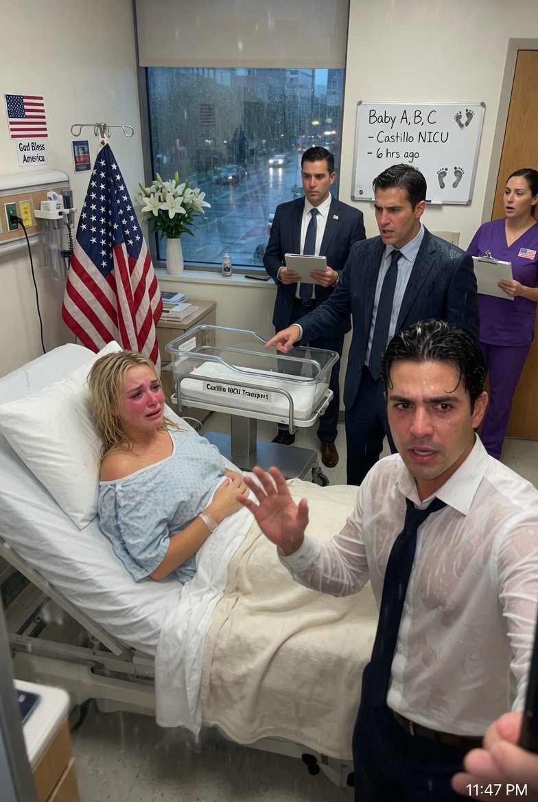 “He threw me out with nothing while I carried his triplets. But when he stormed the hospital with lawyers claiming our sons, the country’s most feared magnate was already standing by my bed, ready for war.