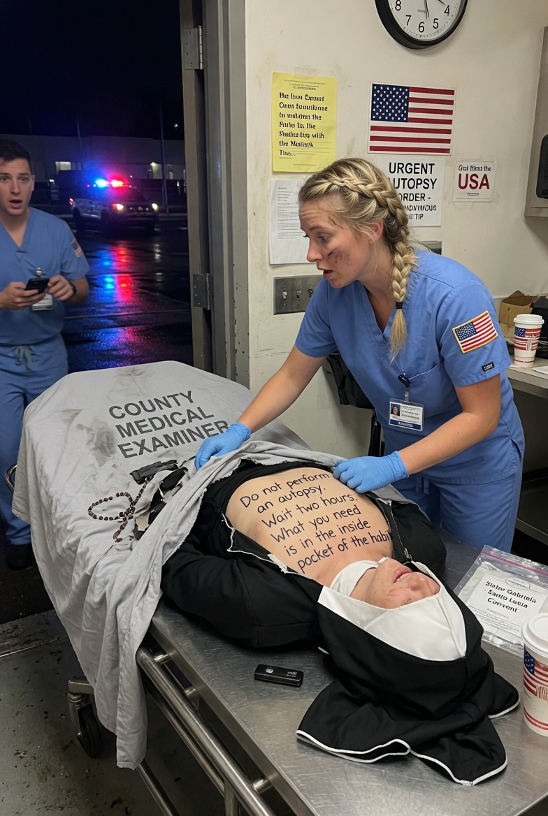A dead nun arrived at the morgue with a message carved into her skin: ‘Do not perform an autopsy.’ The doctors who ignored it uncovered a dark secret that could destroy an entire convent—but the truth was just beginning.