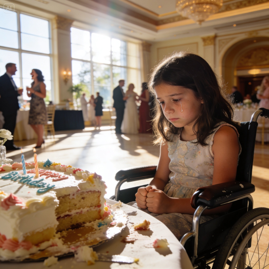 A PARALYZED GIRL SAT ALONE AT HER LUXURY BIRTHDAY UNTIL A STRANGER ASKED ONE QUESTION — WOULD YOU HAVE THE COURAGE?