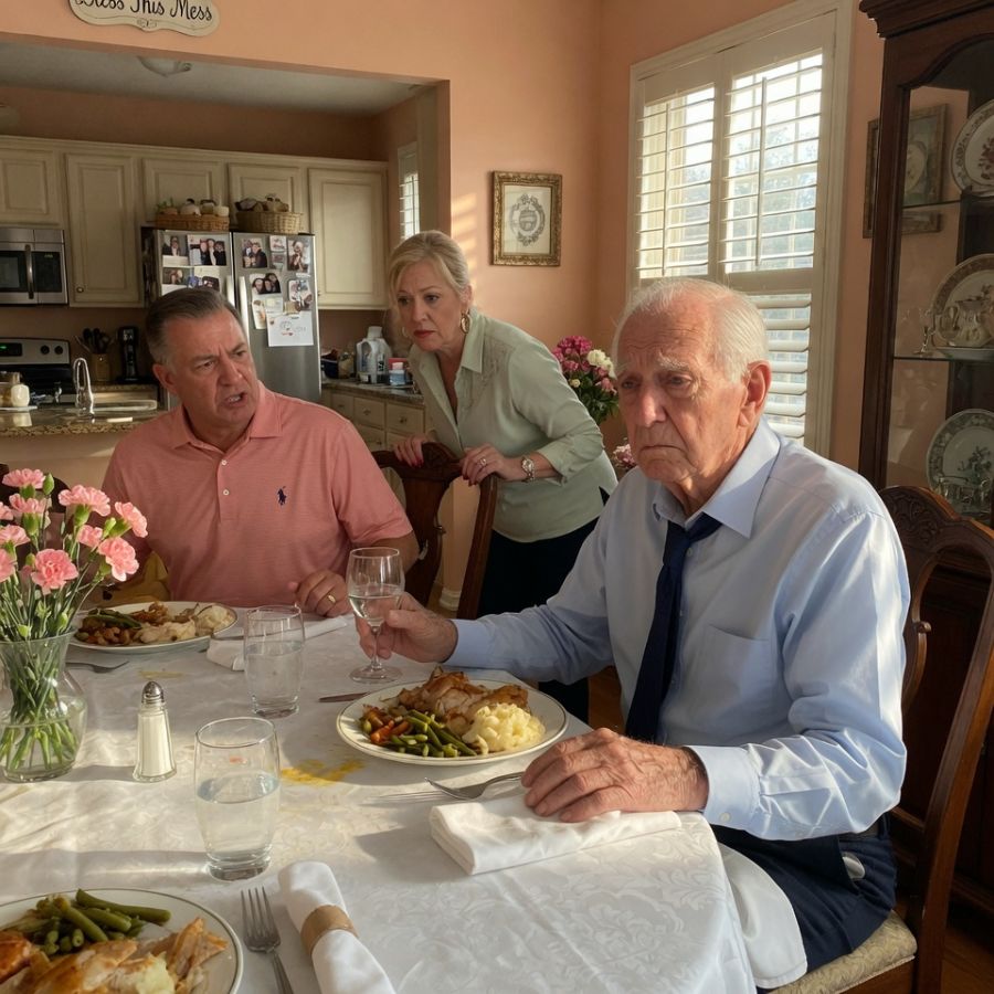 MY SON CALLED ME A BURDEN AT DINNER AND TOLD ME TO GO BACK TO THE VILLAGE, BUT HE FORGOT I WAS THE ONE WHO SIGNED THE CHECKS — WHAT HAPPENED NEXT LEFT HIM SPEECHLESS?