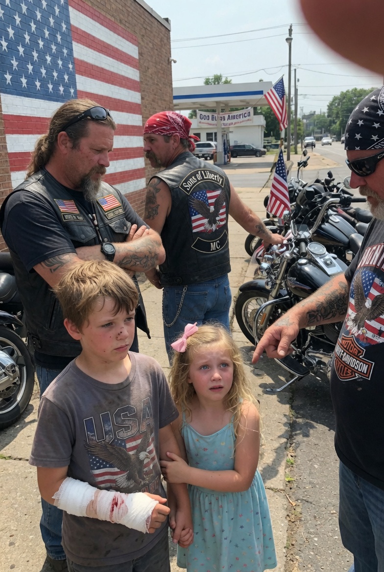SO PITIFUL! – A 6-year-old homeless boy took a knife to the arm protecting a biker’s daughter, then lay bleeding behind a dumpster. WHAT THIS BOY DID NEXT WILL MAKE YOU DEMAND JUSTICE FOR HIM?”