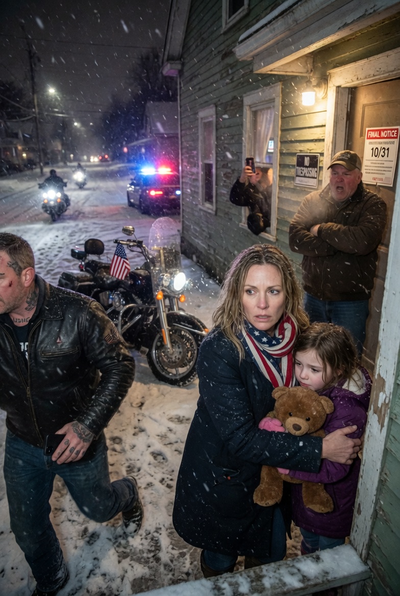 SO CRUEL! – A desperate mother and her child are thrown into freezing streets with nowhere to go, but when a mysterious biker parks in front of her door, everyone assumes the worst. No one knows what happens next.