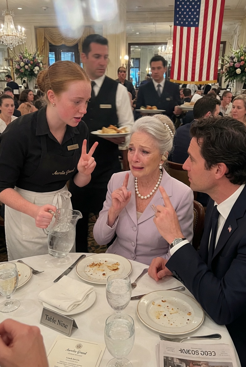 In a Manhattan fine-dining room, I was just a SHY waitress trying to survive my shift. But when I saw a billionaire IGNORE his deaf mother’s isolation, I did something that made the ENTIRE restaurant freeze. The outcome changed EVERYTHING… WOULD YOU HAVE HAD THE COURAGE?