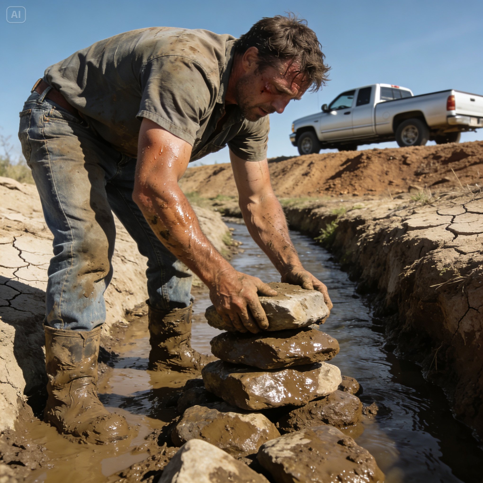 The whole town called me a lunatic for moving rocks while my crops were dying in the dirt.