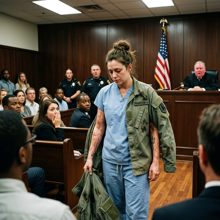 “Take That Off,” the Judge Yelled at the Nurse — Until a SEAL Admiral Heard Her Call Sign