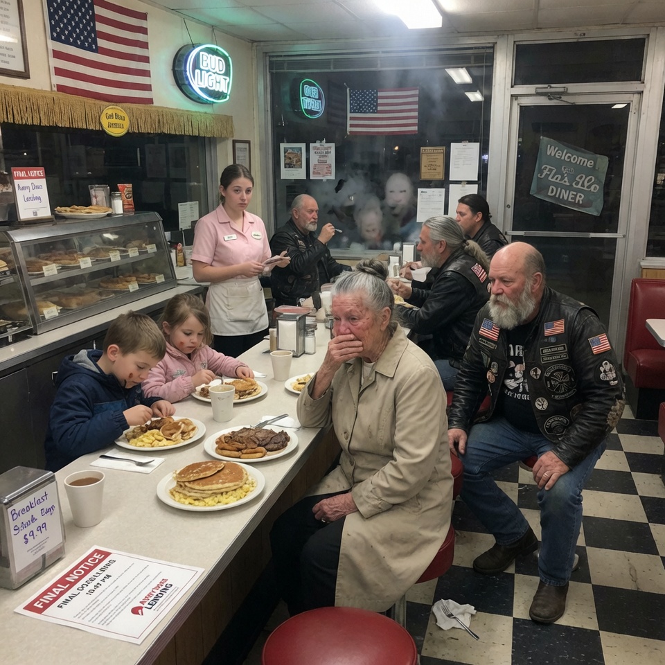 ‘Can We Eat Leftovers’ Frail Widow Asked Hells Angels Boss — His Answer Changed Everything