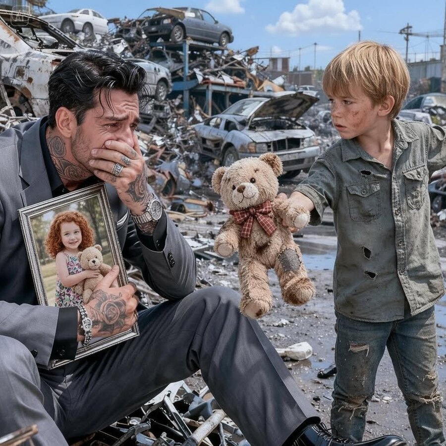 A MAFIA KINGPIN COLLAPSES IN THE RAIN CRYING FOR HIS MISSING CHILD