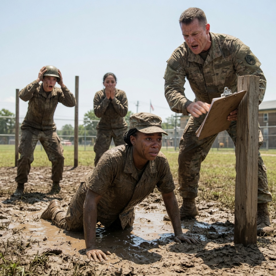 I stood in absolute silence while the drill instructor mocked my faded spider tattoo.