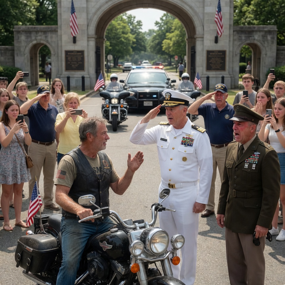 A gate guard at Arlington told me I didn’t belong there and tried to detain me in front of a crowd. He pointed at the faded patch on my jacket and called it gang paraphernalia. Then a rear admiral arrived and saluted.