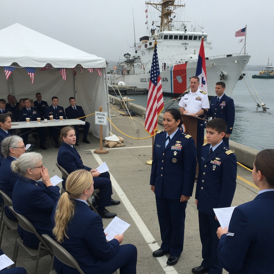 A Lieutenant Waved Her Off At The Change Of Command—Then She Took The Podium As Their New CO