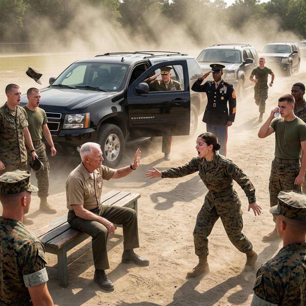 My drill instructor told me I was being detained for a psychiatric evaluation because I was sitting on a bench. She had no idea she was threatening a Medal of Honor recipient. The Colonel saluted first.