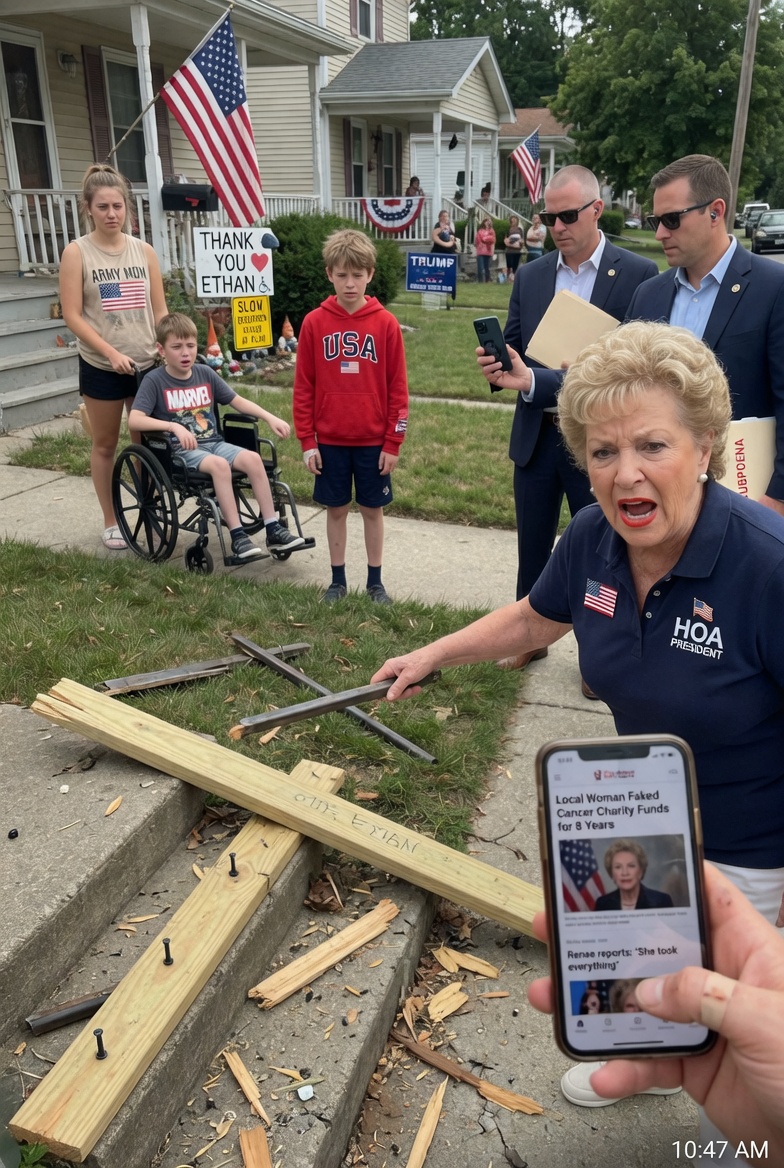 In a quiet Oregon town, my son built a ramp for a boy in a wheelchair. An entitled neighbor DESTROYED it to protect her “view”. A CEO WAS WATCHING. DID HER DREAM JOB JUST VANISH?