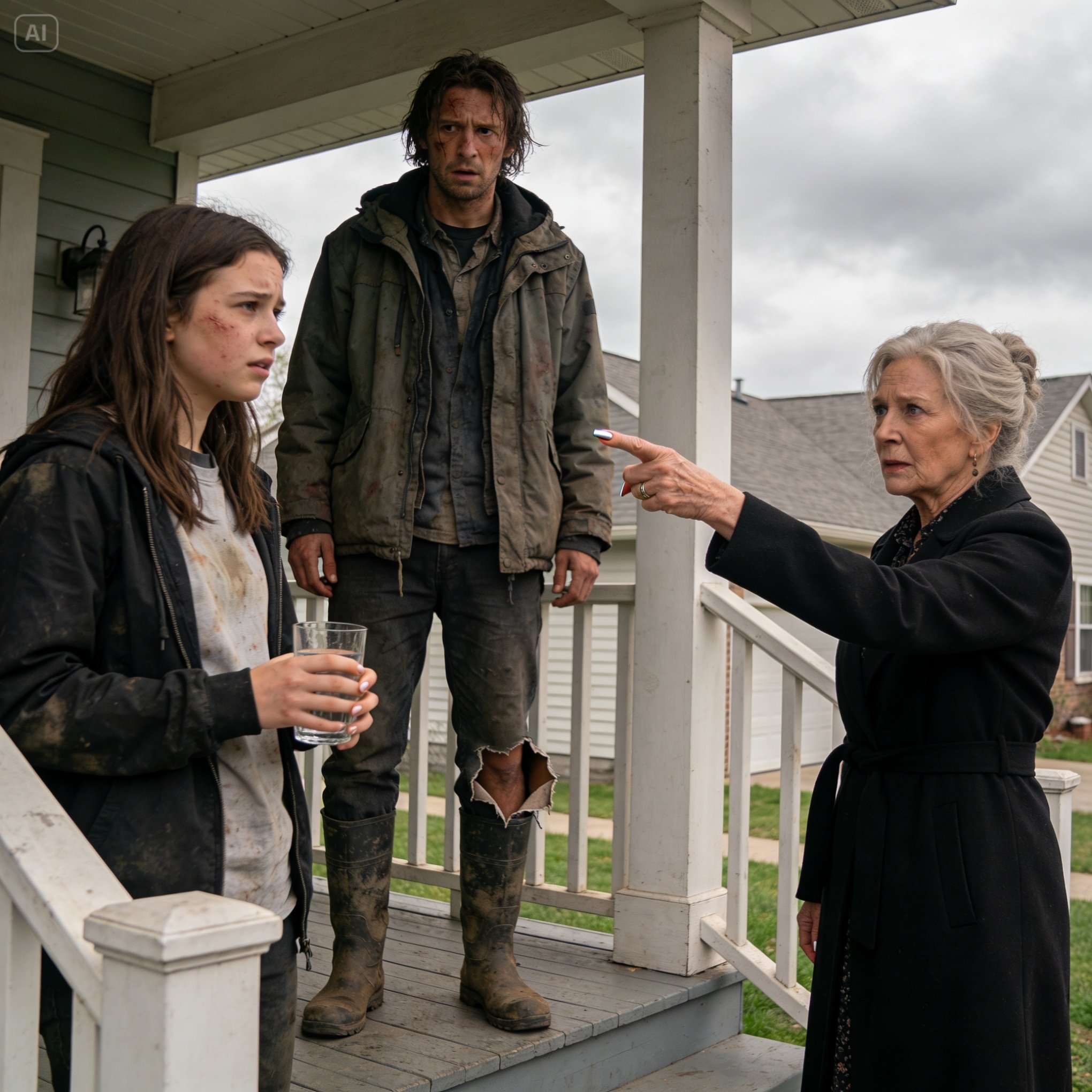 My wicked stepmother literally gave me away to a starving homeless man on our front porch as a joke.