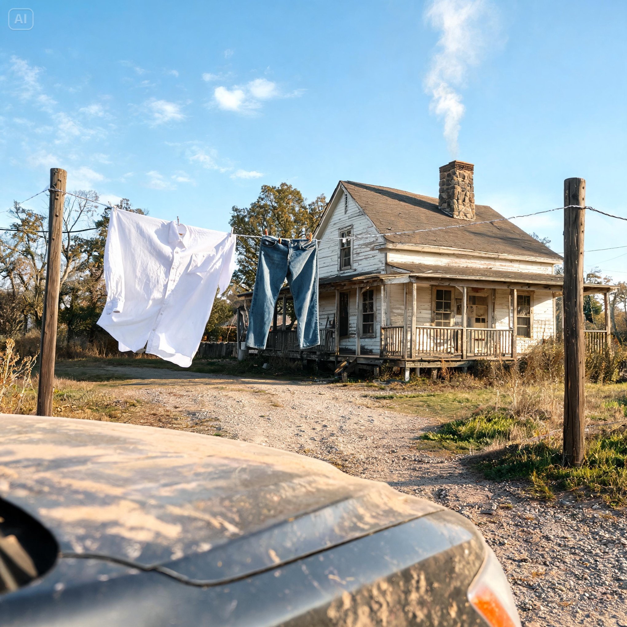 I INHERITED an ABANDONED ranch to SELL fast, but found fresh LAUNDRY hanging outside with zero EXPLANATION. WHO LIVES HERE?!