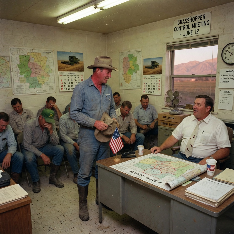 The County Agent Laughed When He Used Turkeys to Control Grasshoppers — That Flock Saved His Harvest