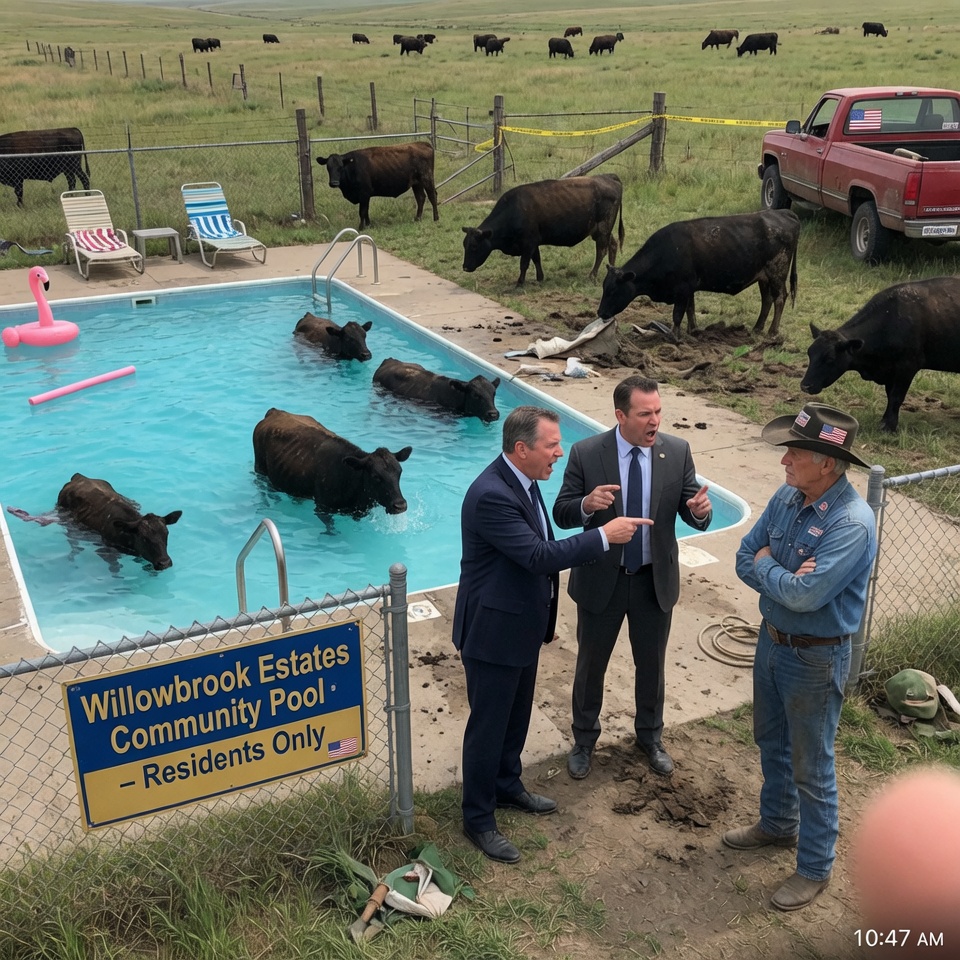 HOA Built a Pool On My Land… So I Turned it Into a Cattle Trough